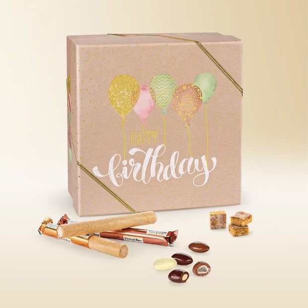 “Happy Birthday” gift box assortment 390g