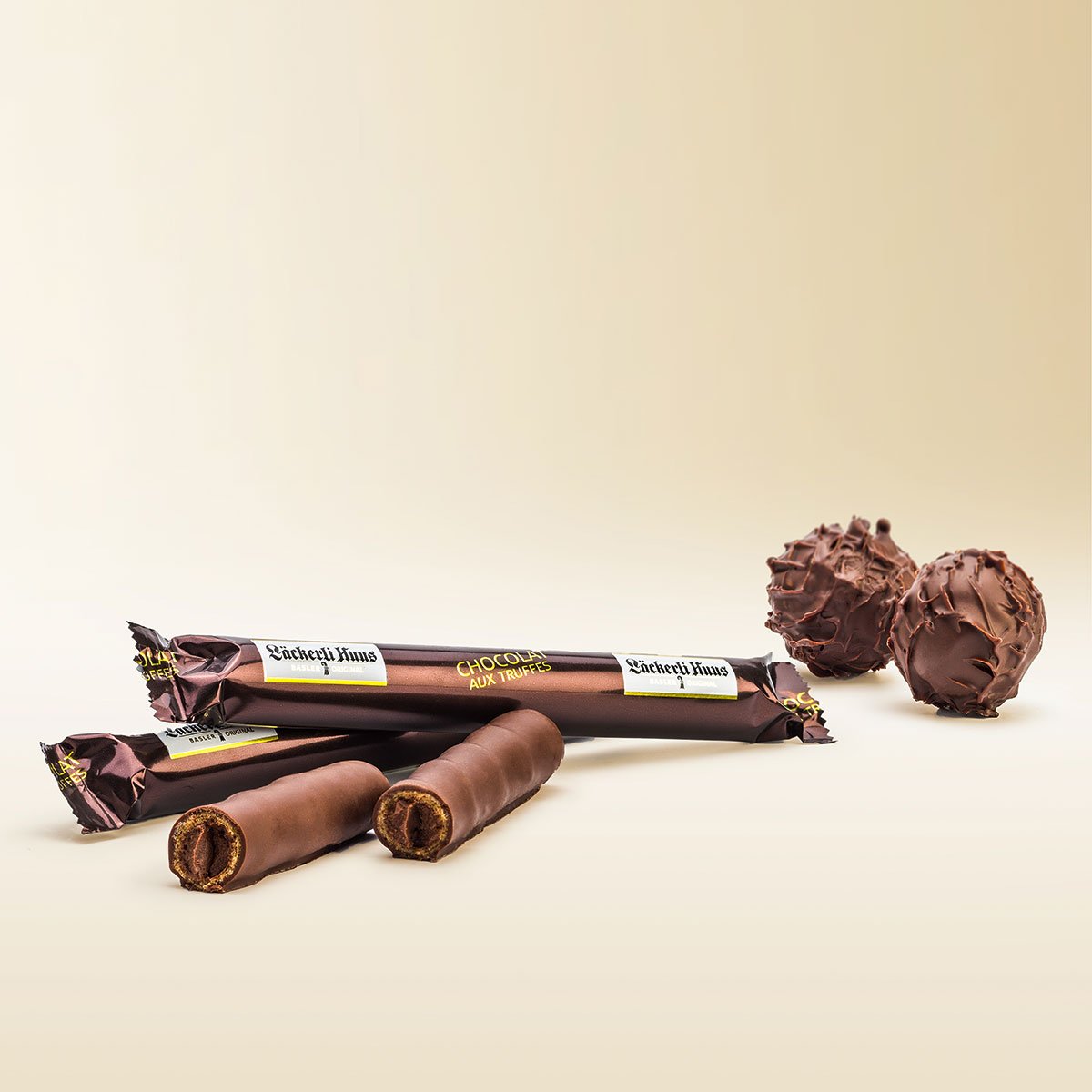 Flûtes de chocolat aux truffes 180g