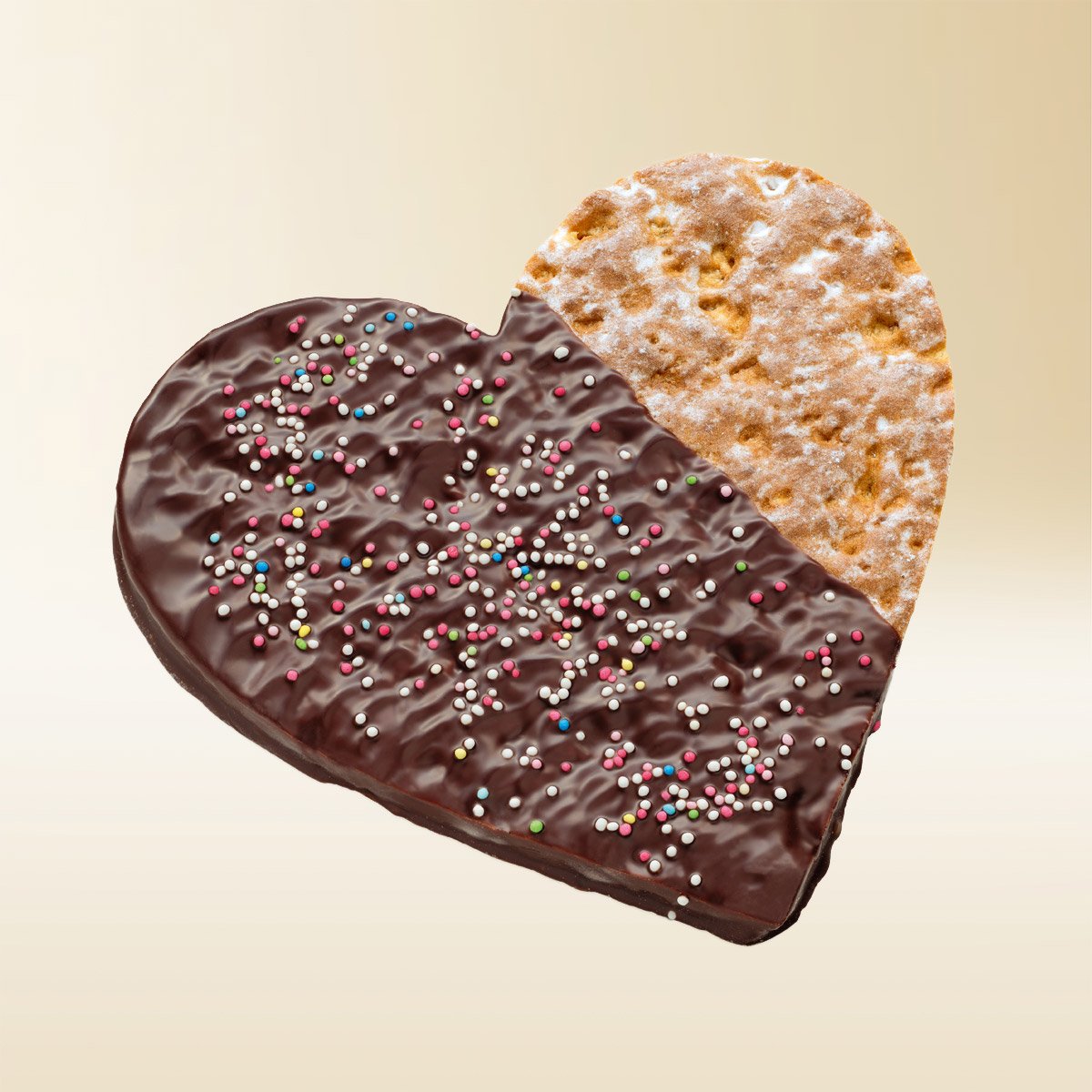 Läckerli heart, chocolate-coated 55g