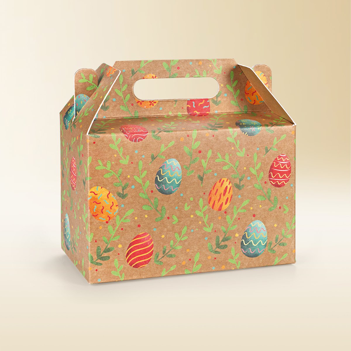 Giftbox egg multicolored 470g
