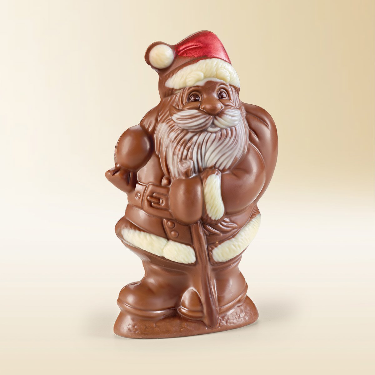 Père Noël en chocolat à la nougatine de noisettes 85g