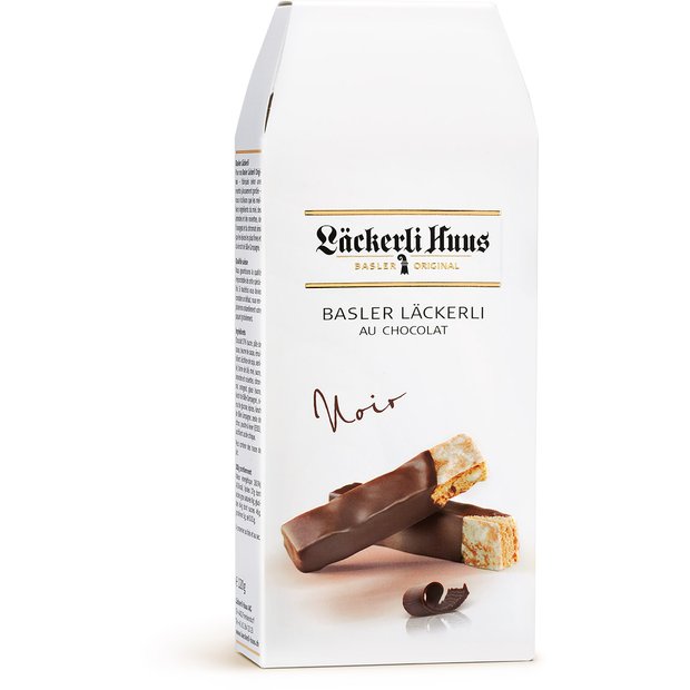 Basler Läckerli au chocolat noir 120g