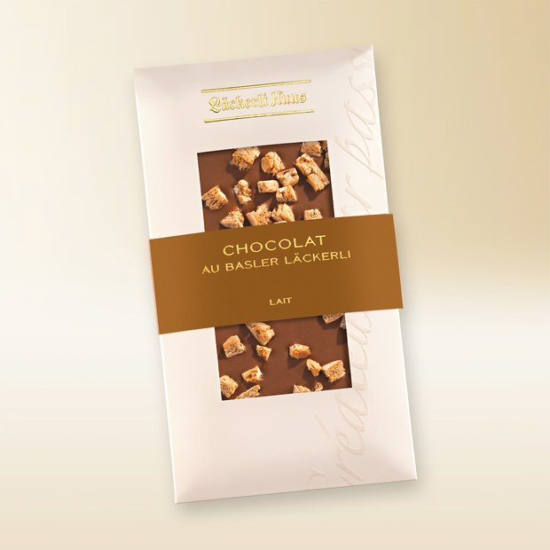 Chocolat au Basler Läckerli «lait» 100g