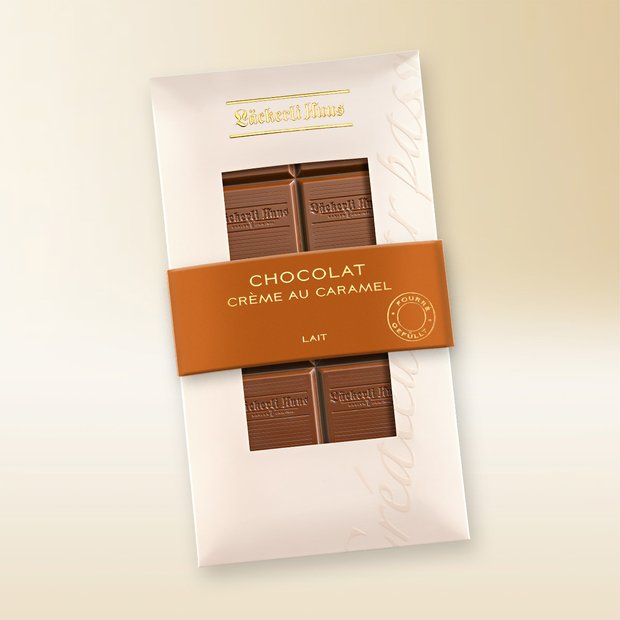 Chocolat crème au caramel lait 100g