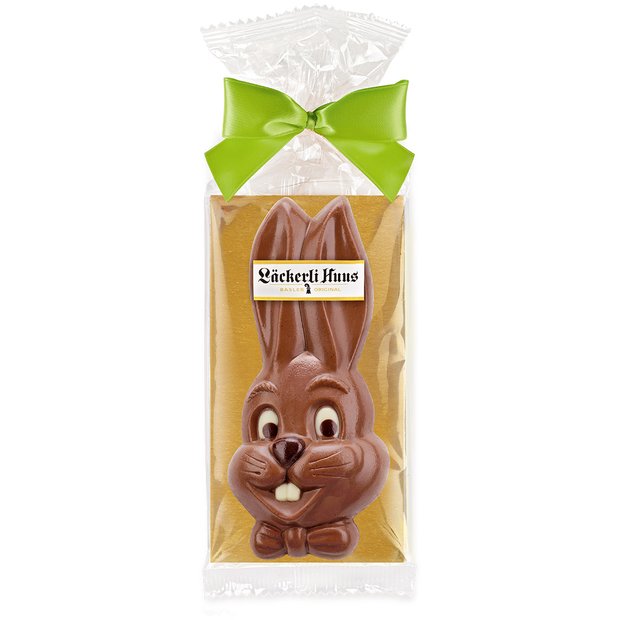 Lapin en chocolat au lait et aux noisettes 100g