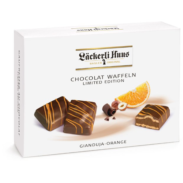Chocolate wafers Gianduja-Orange 195g