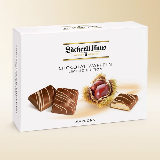 Chocolate wafers aux marrons 195g