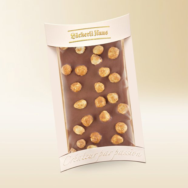Chocolat aux noisettes lait 100g