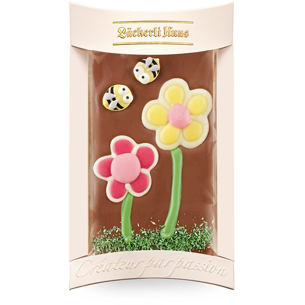 Milk chocolate flowers 100g