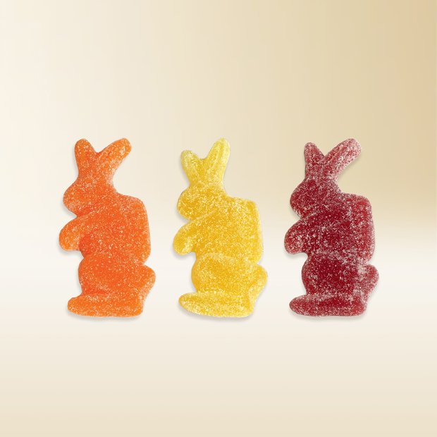 Läckerli bunnies – set of 5 bunnies total 95g