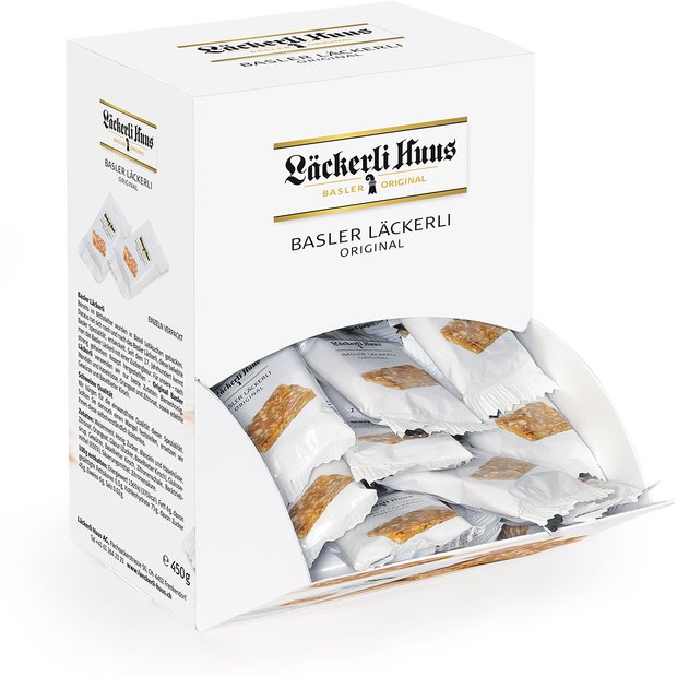 Boîte distributrice Basler Läckerli Original 450g