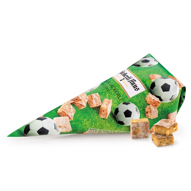 Basler Läckerli Piccolo football cone, 125g