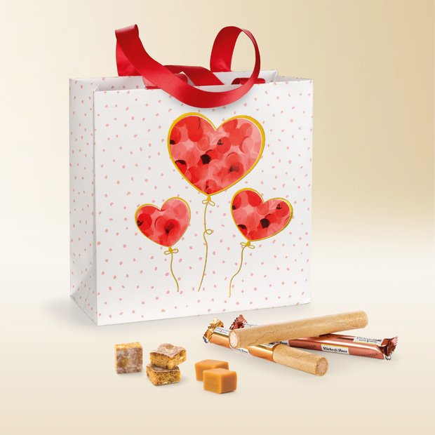 Pochette cadeau Cœurs, 340g