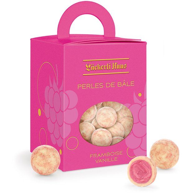 Perles de Bâle Framboise Vanille 140g