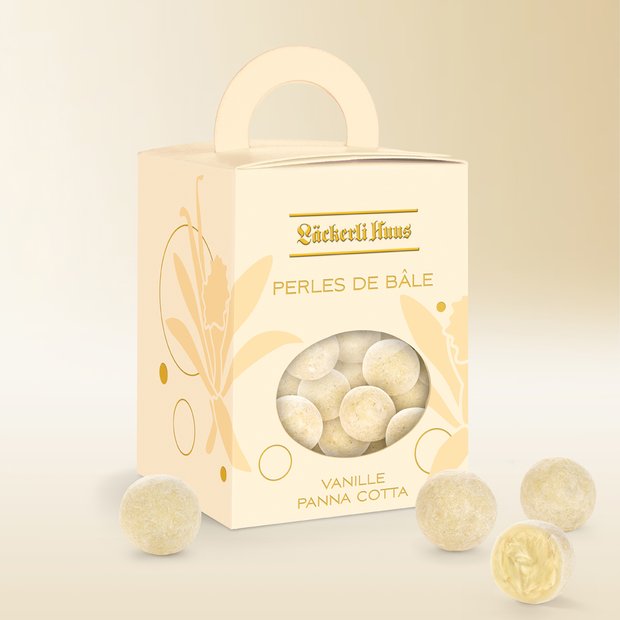 Perles de Bâle Vanille Panna Cotta 140g