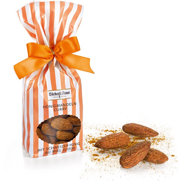 Honey almonds with curry 110g