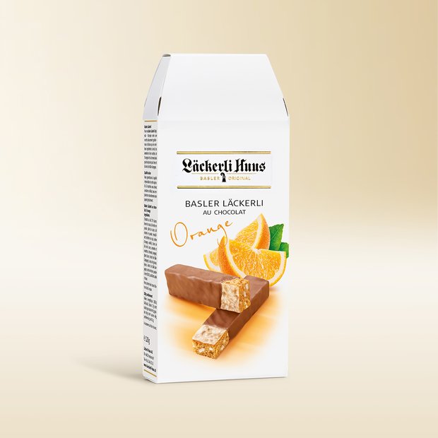 Basler Läckerli au chocolat à l'orange 120g