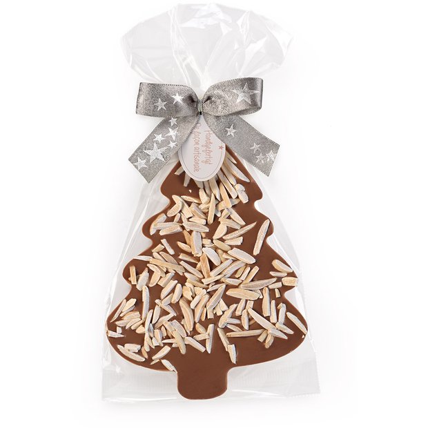 Chocolate Fir Tree with Almond Slivers noir