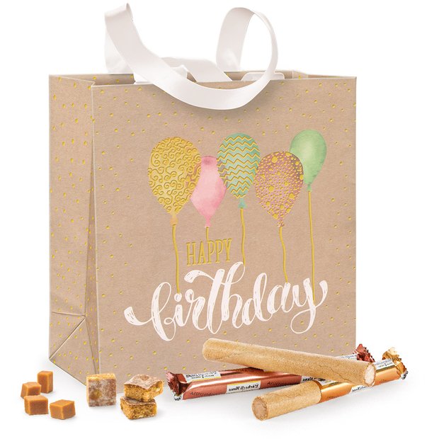 Geschenktasche Kerzen Happy Birthday 340g