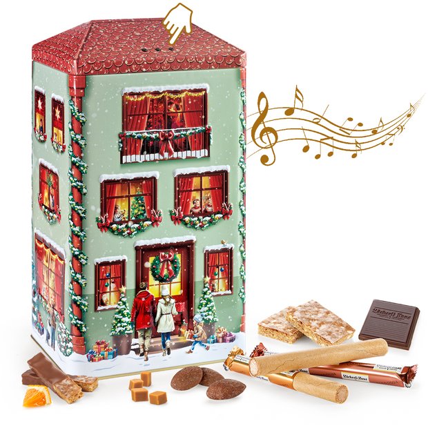 Tin Christmas Music House