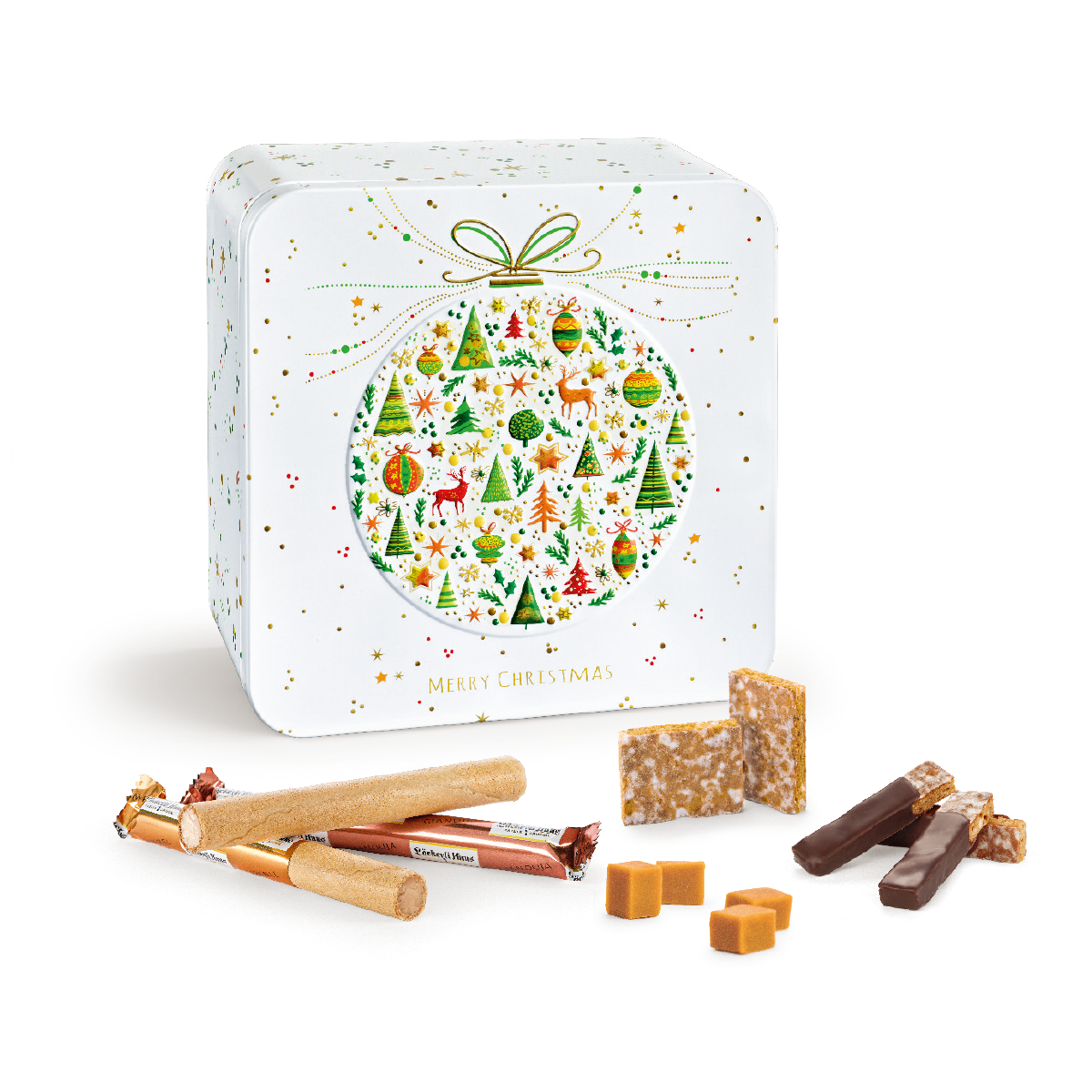 Dose Weihnachtskugel 710g