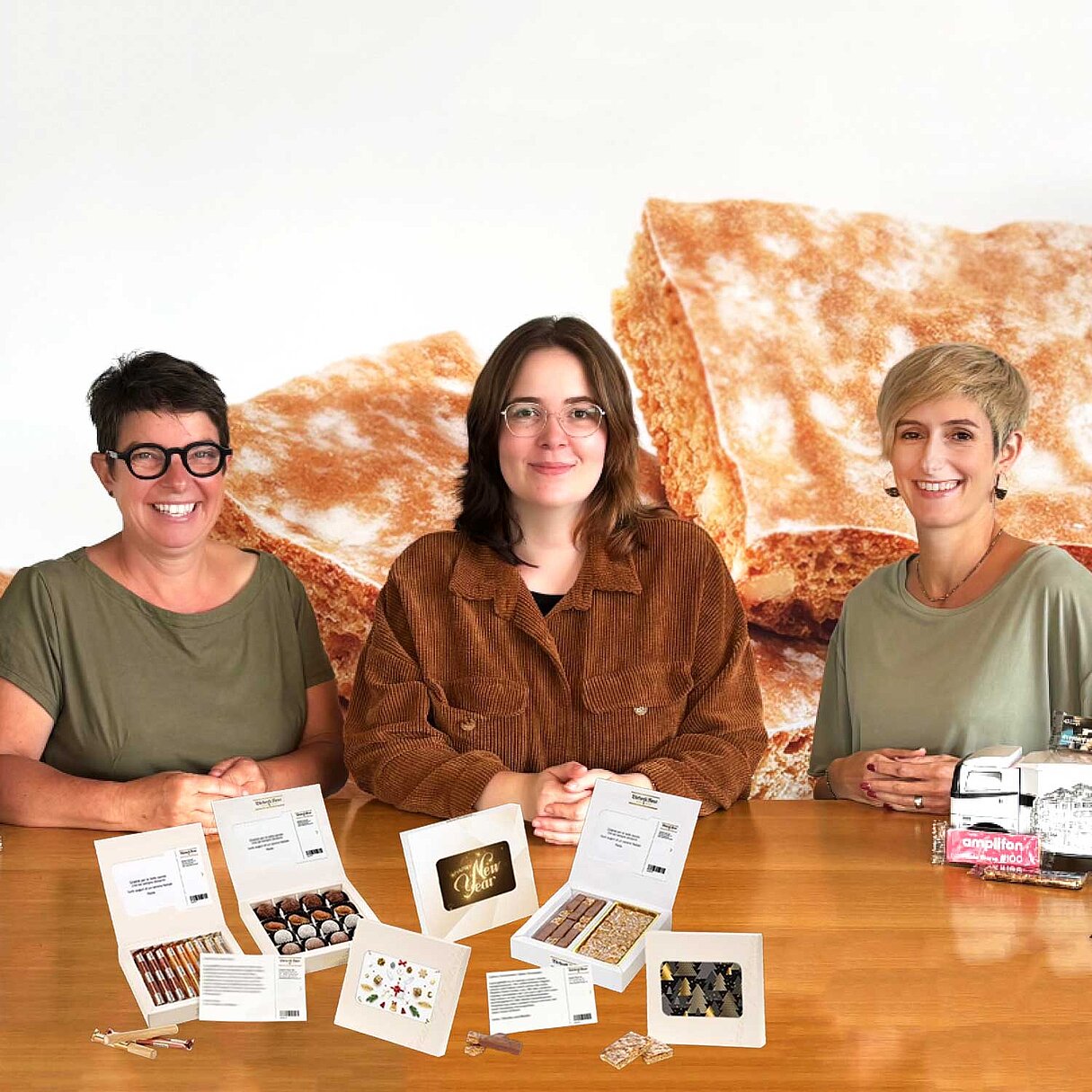 [Translate to Englisch:] Wir beraten Sie rund um individuelle Werbeartikel und Geschenke